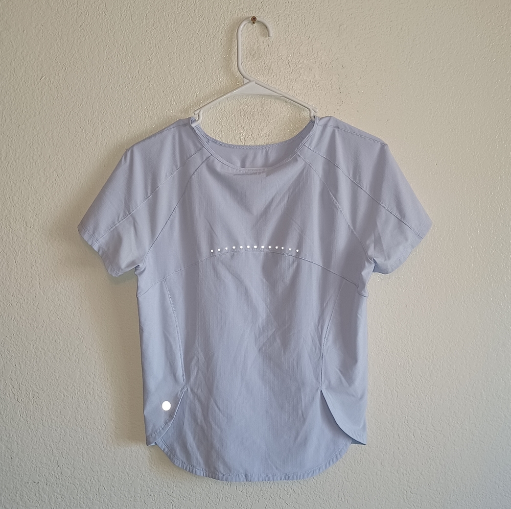 lululemon athletica Short Sleeve Running Tee in Light Lavender